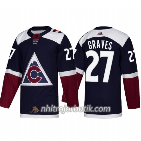 Män Ishockey Colorado Avalanche Tröja Ryan Graves 27 Alternate Adidas 2018-19 Authentic
